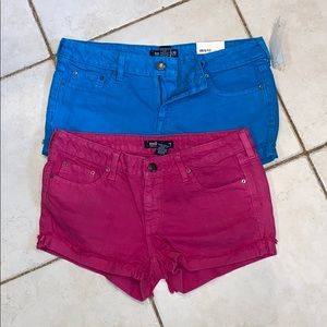Echo Unlimited denim shorts size 9/10 NWT